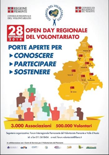 Immagine: Open day del Volontariato piemontese