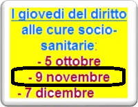 Immagine: I GIOVEDÌ del diritto alle cure socio-sanitarie 