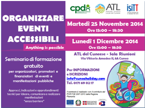 Immagine: Organizzare eventi accessibili